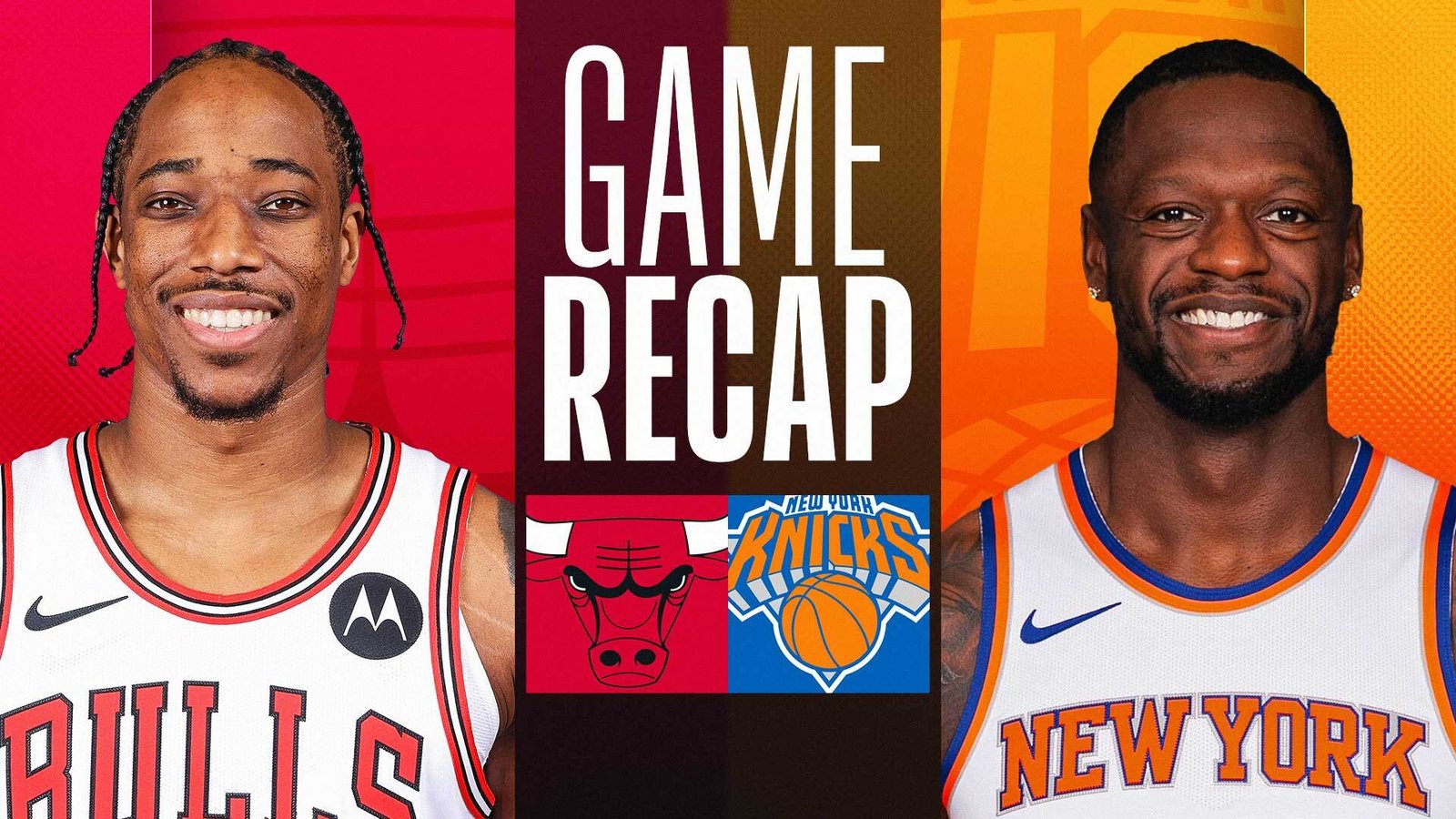 chicago bulls vs knicks match player stats​