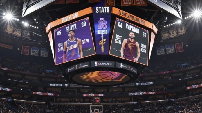 phoenix suns vs cleveland cavaliers match player stats​